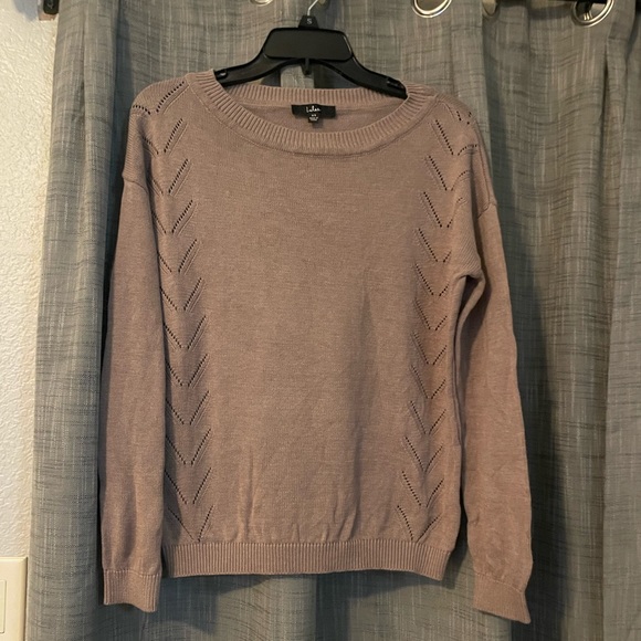 Lulus light brown knit sweater - Picture 2 of 3